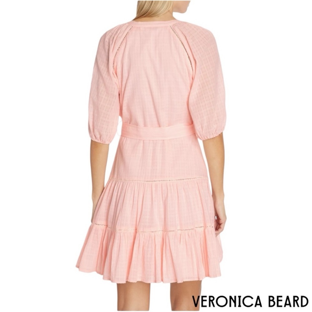 Veronica Beard Dewey Tiered Cotton Button-Up Dress - Picture 4 of 12